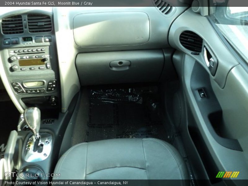 Moonlit Blue / Gray 2004 Hyundai Santa Fe GLS