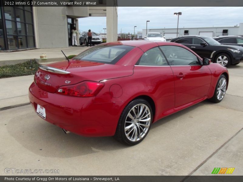 Vibrant Red / Wheat 2012 Infiniti G 37 Convertible