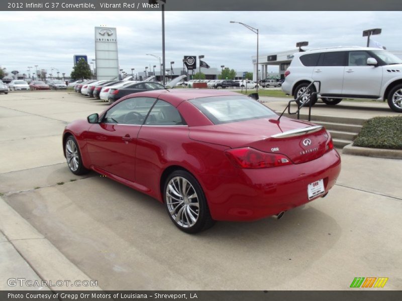 Vibrant Red / Wheat 2012 Infiniti G 37 Convertible