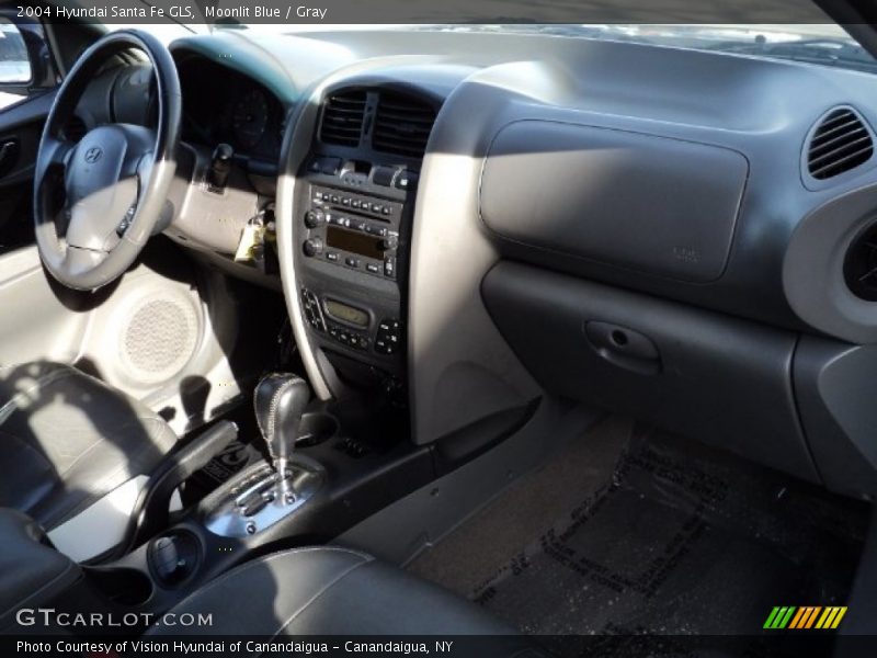 Moonlit Blue / Gray 2004 Hyundai Santa Fe GLS