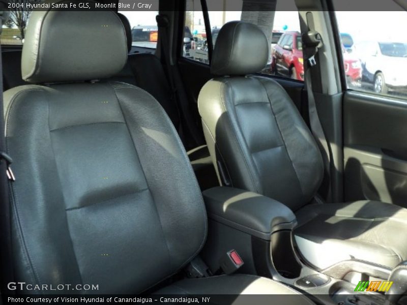 Moonlit Blue / Gray 2004 Hyundai Santa Fe GLS