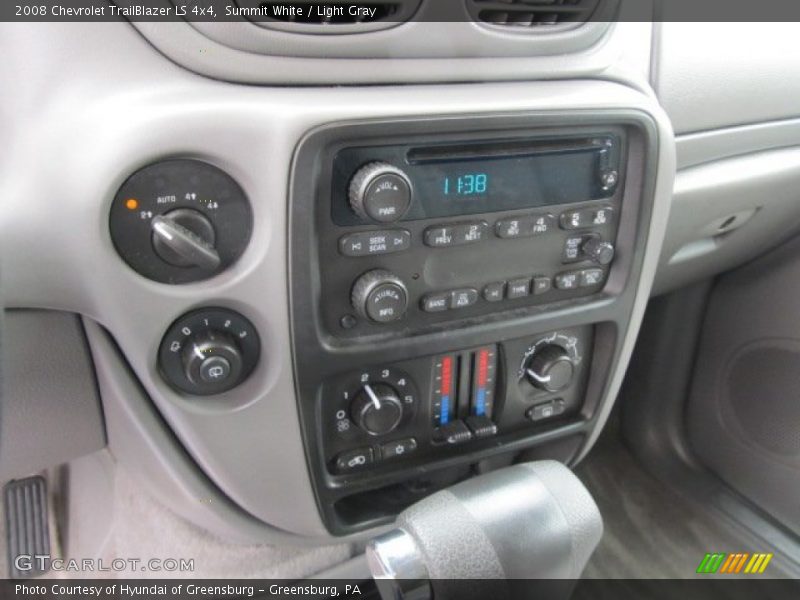 Summit White / Light Gray 2008 Chevrolet TrailBlazer LS 4x4