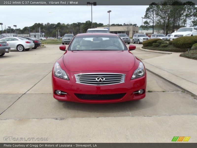 Vibrant Red / Wheat 2012 Infiniti G 37 Convertible