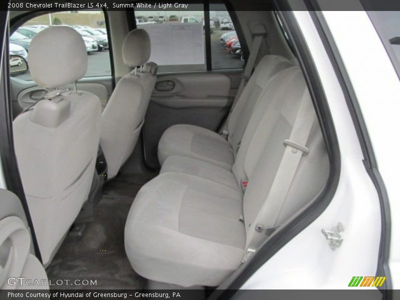 Summit White / Light Gray 2008 Chevrolet TrailBlazer LS 4x4