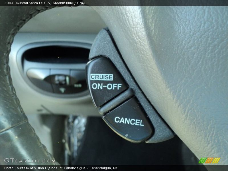 Moonlit Blue / Gray 2004 Hyundai Santa Fe GLS
