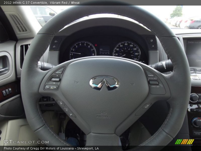 Vibrant Red / Wheat 2012 Infiniti G 37 Convertible