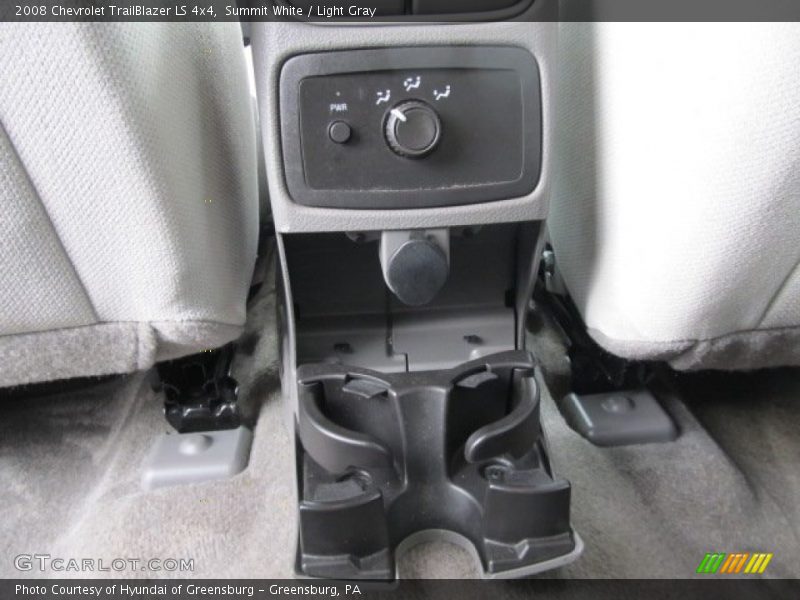 Summit White / Light Gray 2008 Chevrolet TrailBlazer LS 4x4