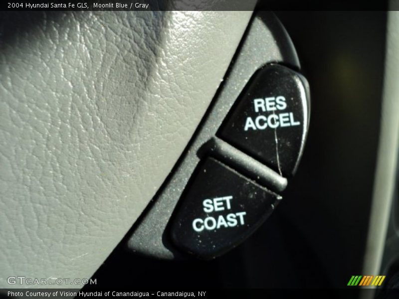 Moonlit Blue / Gray 2004 Hyundai Santa Fe GLS