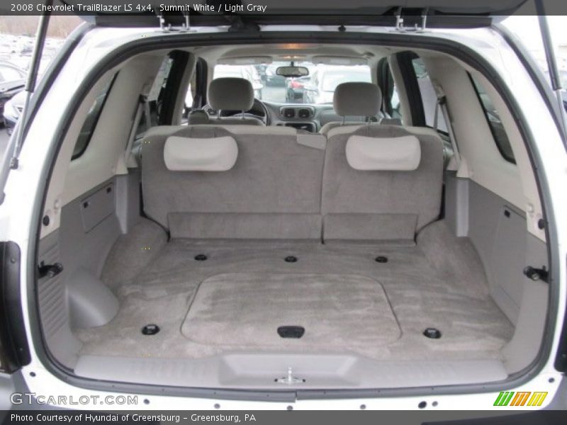 Summit White / Light Gray 2008 Chevrolet TrailBlazer LS 4x4