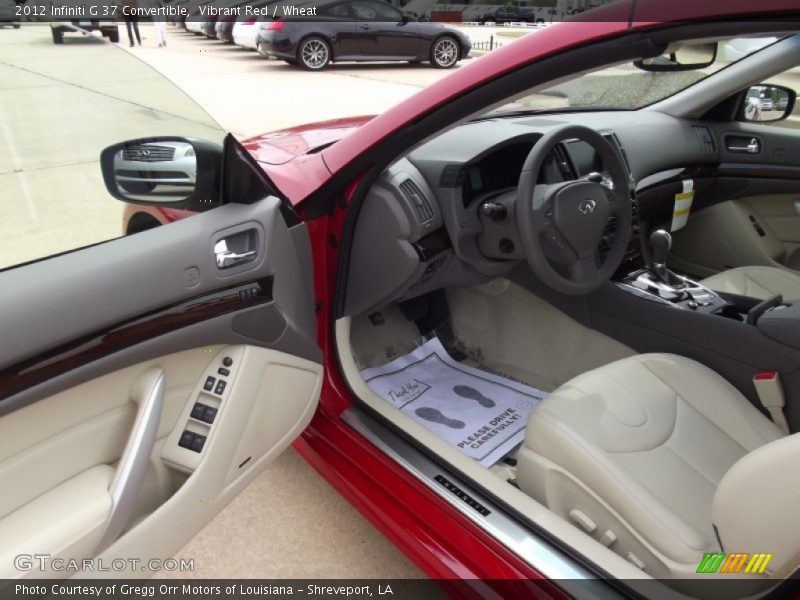 Vibrant Red / Wheat 2012 Infiniti G 37 Convertible
