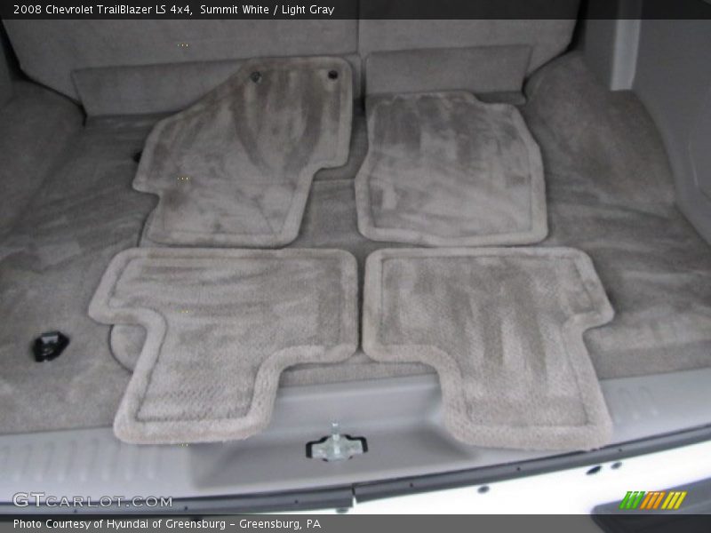 Summit White / Light Gray 2008 Chevrolet TrailBlazer LS 4x4