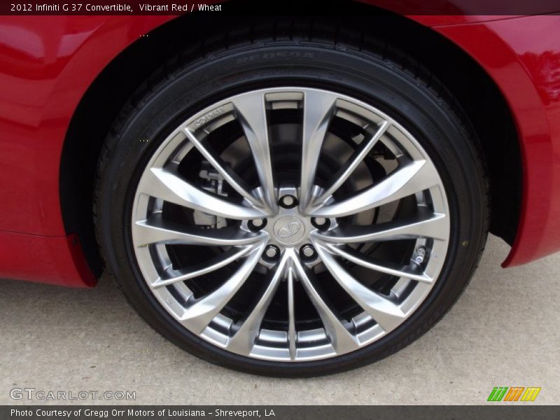 Vibrant Red / Wheat 2012 Infiniti G 37 Convertible