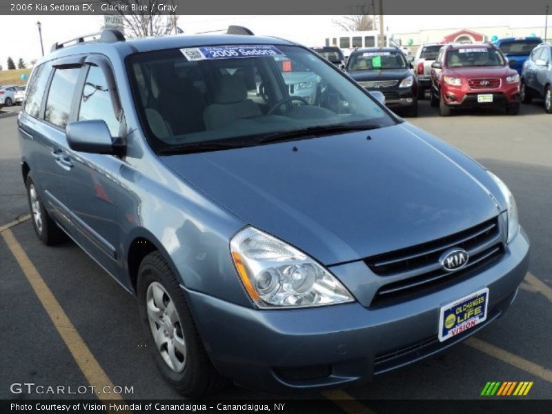 Glacier Blue / Gray 2006 Kia Sedona EX