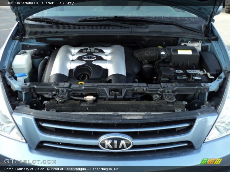 Glacier Blue / Gray 2006 Kia Sedona EX