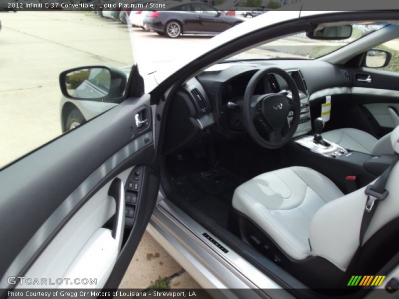 Liquid Platinum / Stone 2012 Infiniti G 37 Convertible