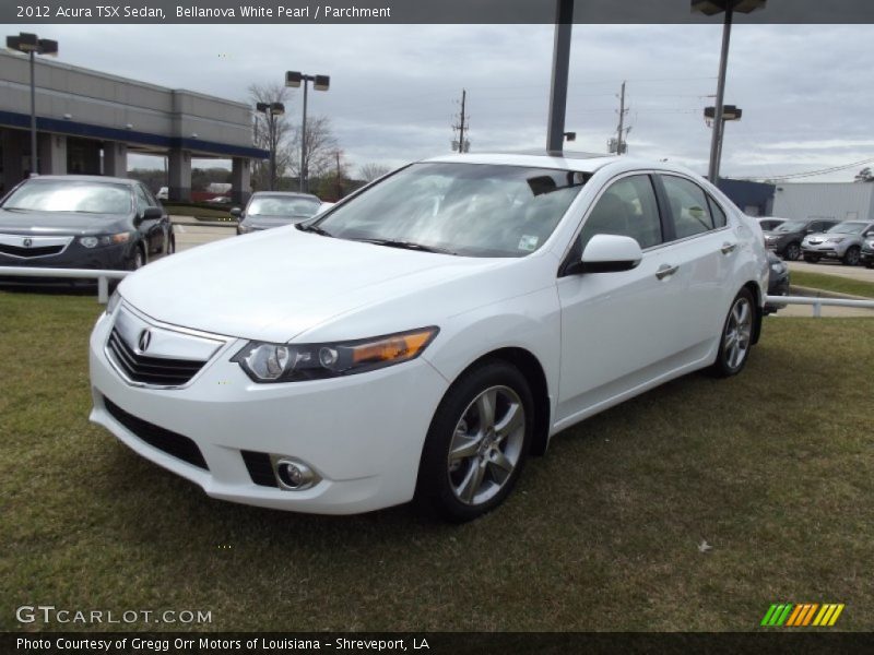 Bellanova White Pearl / Parchment 2012 Acura TSX Sedan