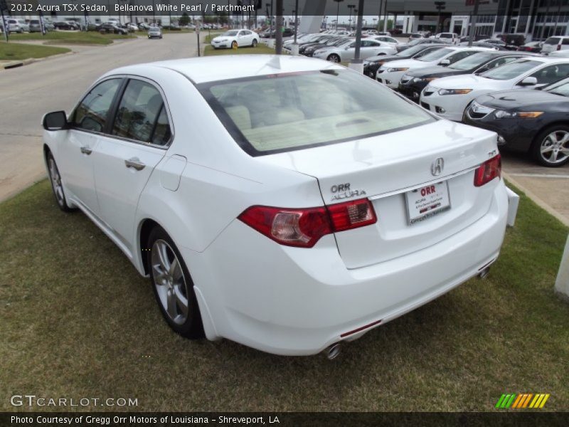 Bellanova White Pearl / Parchment 2012 Acura TSX Sedan