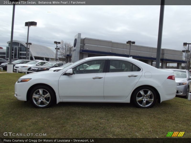 Bellanova White Pearl / Parchment 2012 Acura TSX Sedan