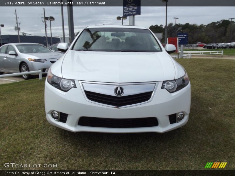 Bellanova White Pearl / Parchment 2012 Acura TSX Sedan