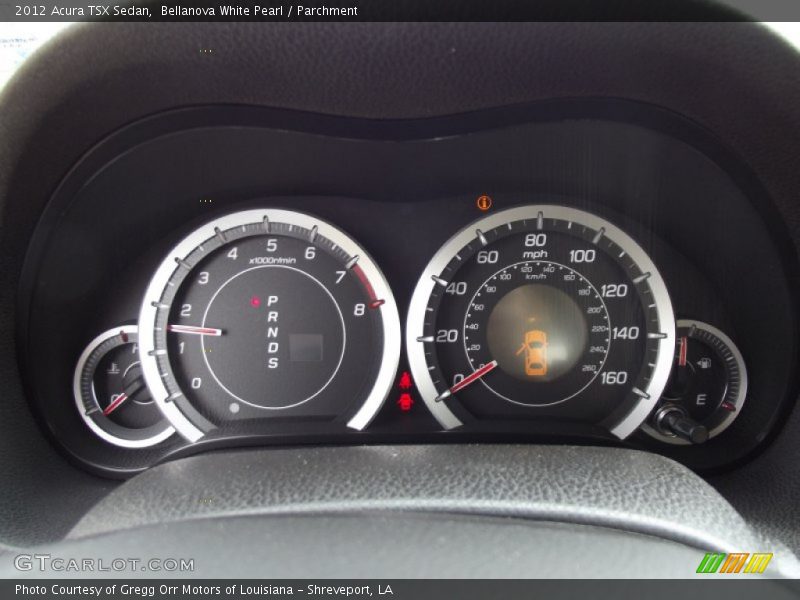 2012 TSX Sedan Sedan Gauges