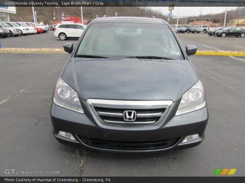 Sage Brush Pearl / Gray 2006 Honda Odyssey Touring