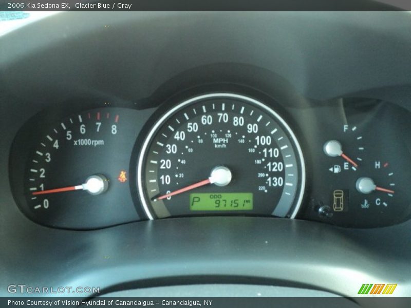 Glacier Blue / Gray 2006 Kia Sedona EX