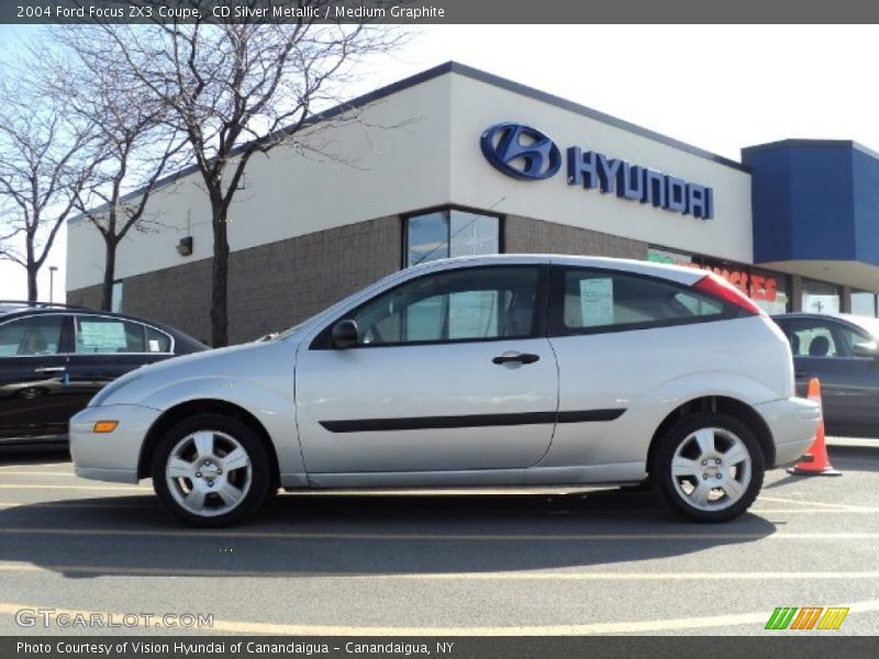 CD Silver Metallic / Medium Graphite 2004 Ford Focus ZX3 Coupe