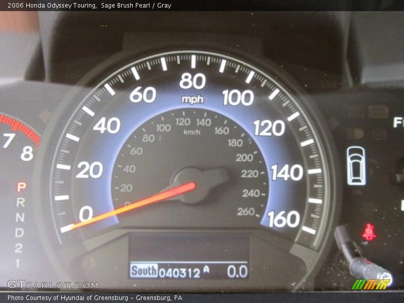 Sage Brush Pearl / Gray 2006 Honda Odyssey Touring