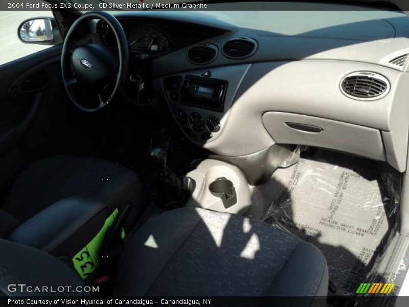 CD Silver Metallic / Medium Graphite 2004 Ford Focus ZX3 Coupe