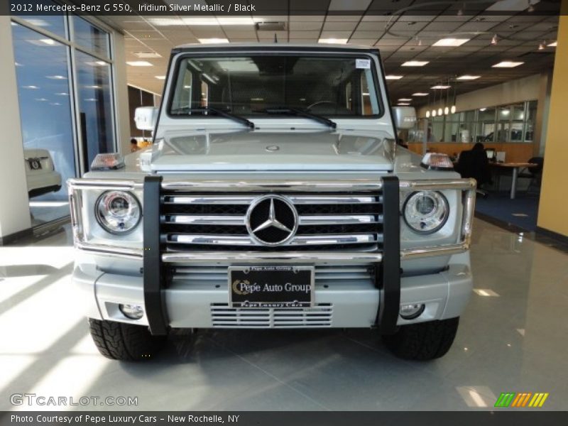 Iridium Silver Metallic / Black 2012 Mercedes-Benz G 550