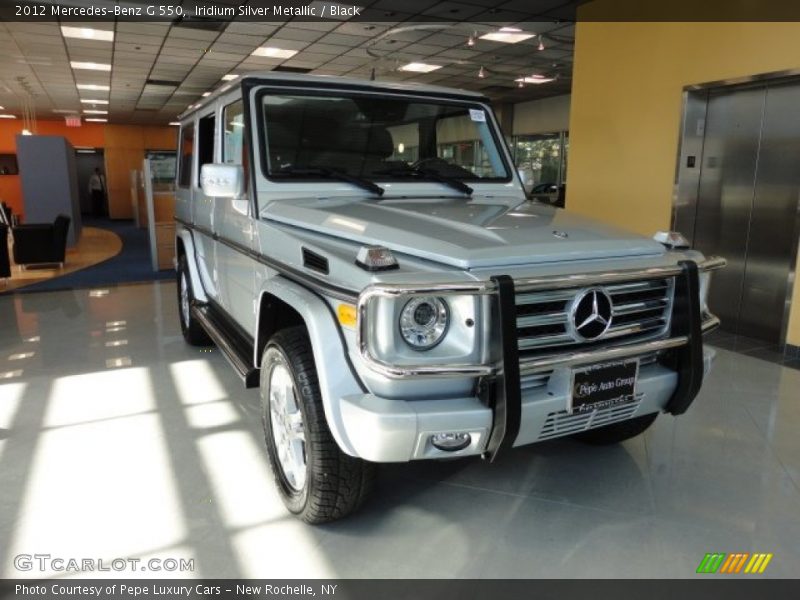 Iridium Silver Metallic / Black 2012 Mercedes-Benz G 550