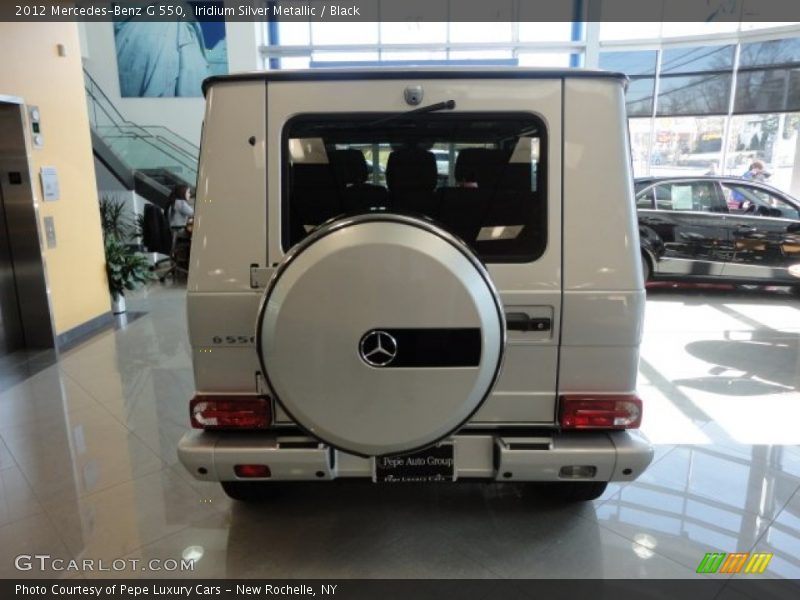 Iridium Silver Metallic / Black 2012 Mercedes-Benz G 550