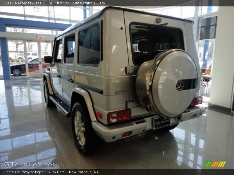 Iridium Silver Metallic / Black 2012 Mercedes-Benz G 550