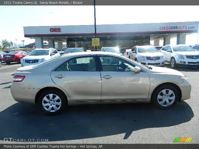 Sandy Beach Metallic / Bisque 2011 Toyota Camry LE