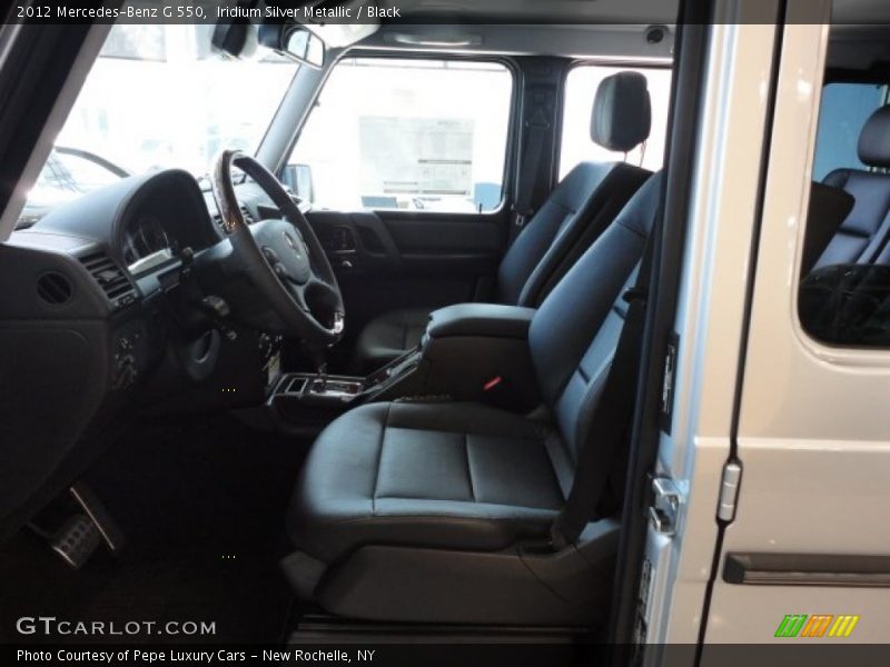 Iridium Silver Metallic / Black 2012 Mercedes-Benz G 550