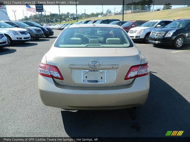 Sandy Beach Metallic / Bisque 2011 Toyota Camry LE
