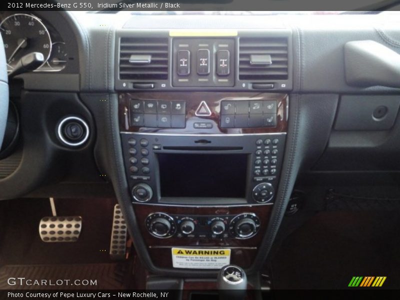 Iridium Silver Metallic / Black 2012 Mercedes-Benz G 550
