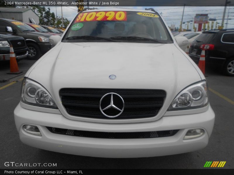 Alabaster White / Java Beige 2004 Mercedes-Benz ML 350 4Matic
