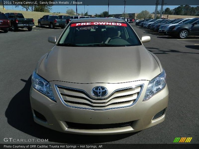 Sandy Beach Metallic / Bisque 2011 Toyota Camry LE