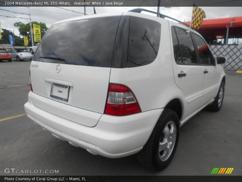 Alabaster White / Java Beige 2004 Mercedes-Benz ML 350 4Matic