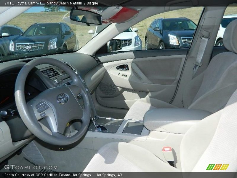 Sandy Beach Metallic / Bisque 2011 Toyota Camry LE