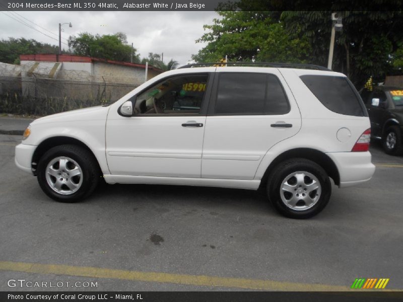 Alabaster White / Java Beige 2004 Mercedes-Benz ML 350 4Matic