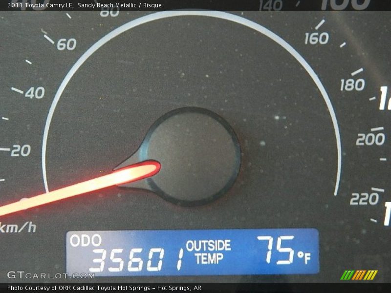 Sandy Beach Metallic / Bisque 2011 Toyota Camry LE