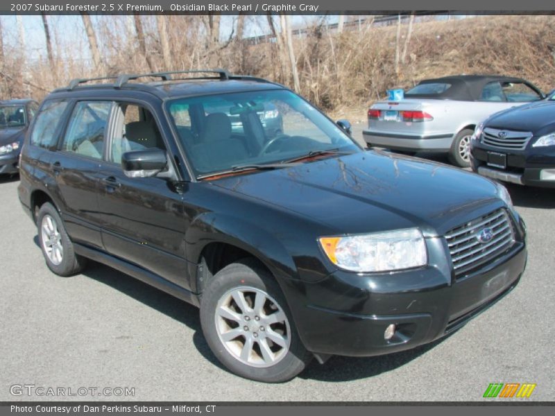 Obsidian Black Pearl / Graphite Gray 2007 Subaru Forester 2.5 X Premium