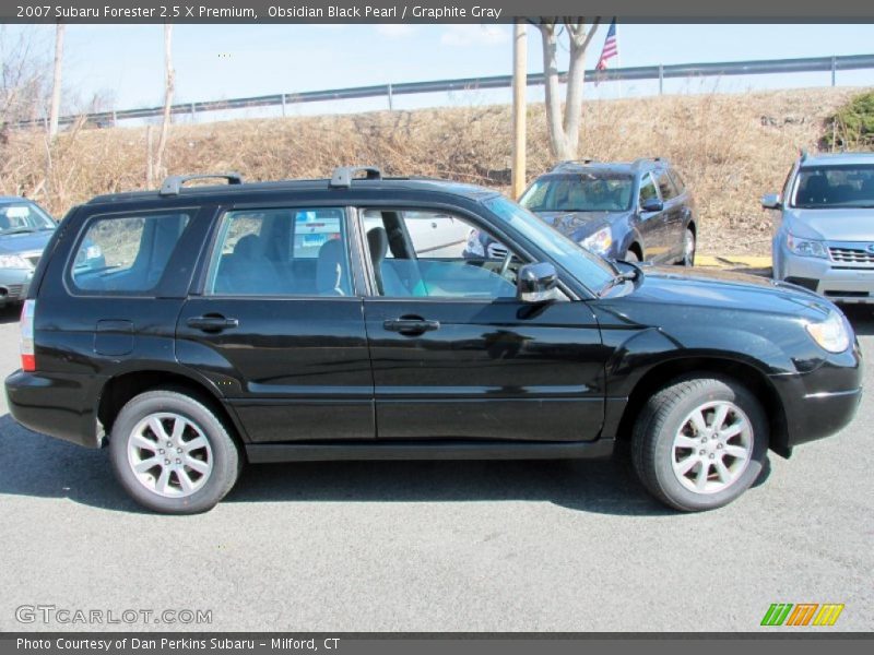 Obsidian Black Pearl / Graphite Gray 2007 Subaru Forester 2.5 X Premium