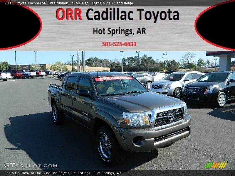 Pyrite Mica / Sand Beige 2011 Toyota Tacoma SR5 PreRunner Double Cab