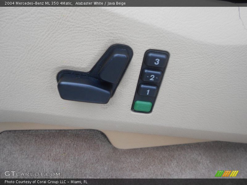 Alabaster White / Java Beige 2004 Mercedes-Benz ML 350 4Matic