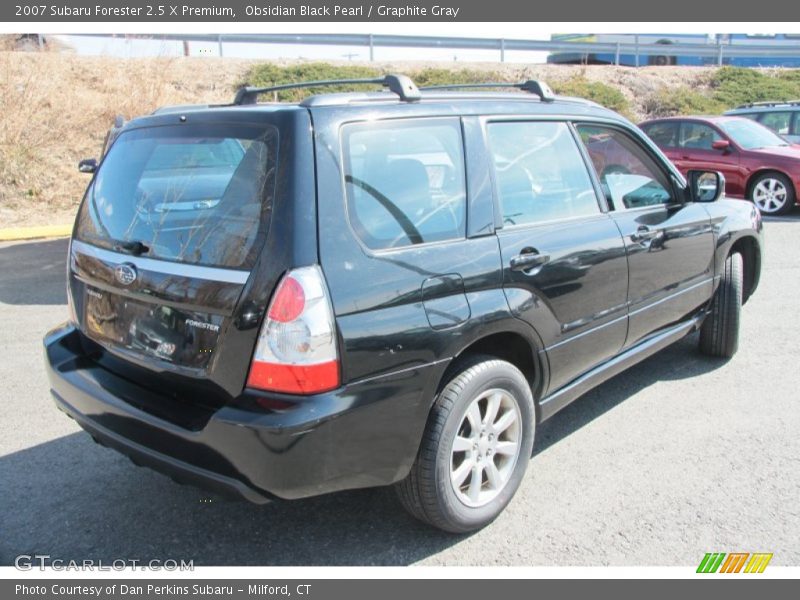Obsidian Black Pearl / Graphite Gray 2007 Subaru Forester 2.5 X Premium