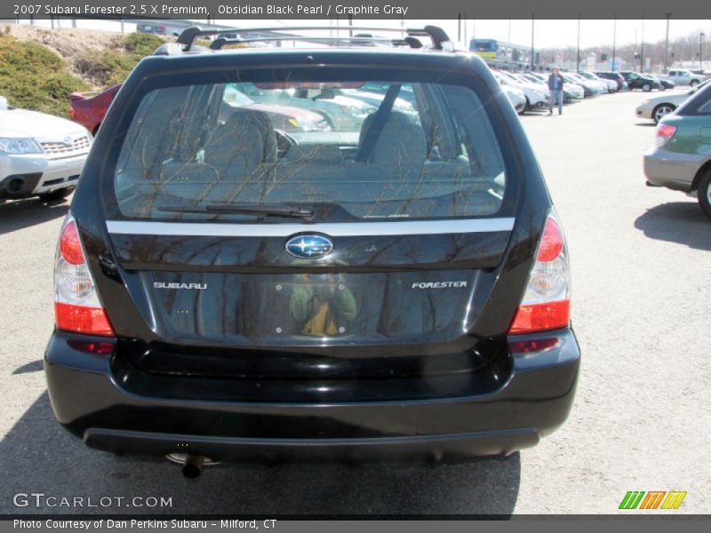 Obsidian Black Pearl / Graphite Gray 2007 Subaru Forester 2.5 X Premium