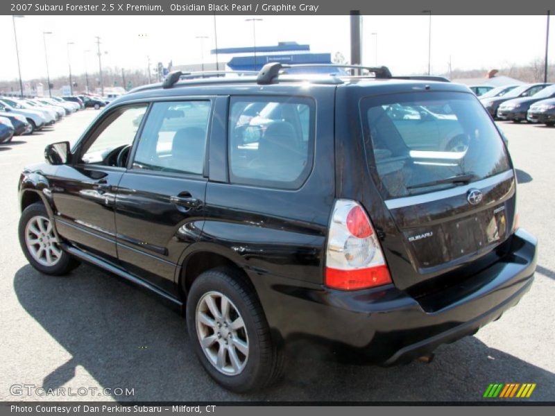 Obsidian Black Pearl / Graphite Gray 2007 Subaru Forester 2.5 X Premium